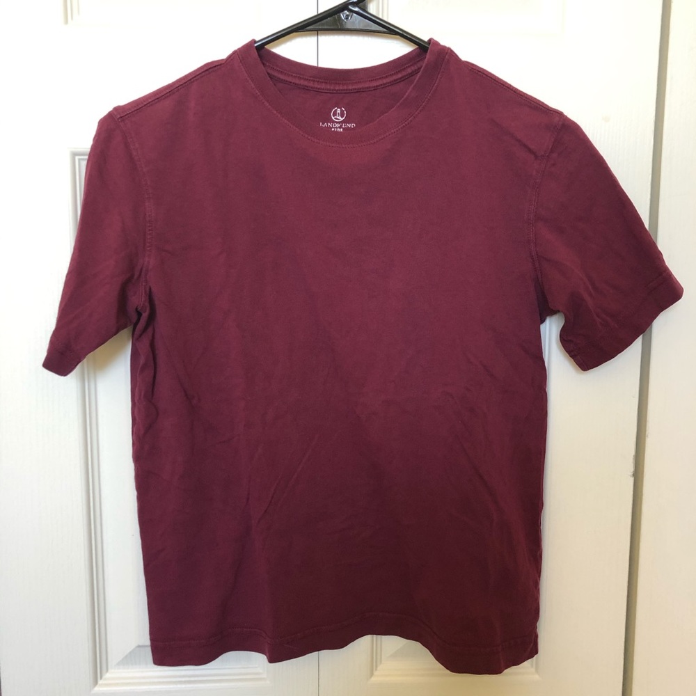 Lands end Maroon T shirt